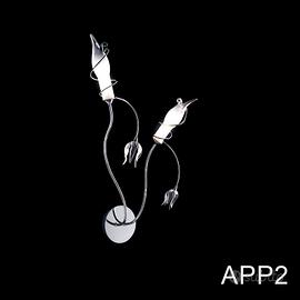 Lamp Patrizia Volpato applique Giglio 