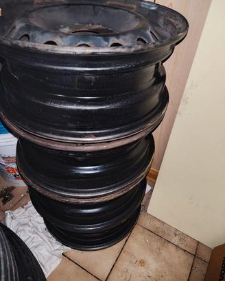 Cerchi acciaio Fiat panda 169 13" et 35 