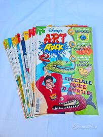 Lotto 11 riviste Disney Art Attack 2003-2004