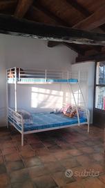 letto a castello Ikea da una piazza e mezza parte 