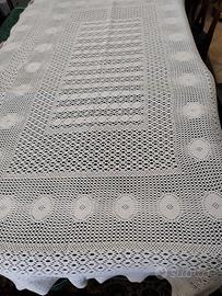 Copri tavolo di cotone écru 