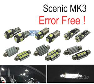 KIT 17 LAMPADE LED INTERNE 2009-2016 PER RENAULT S