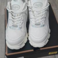 Scarpe BUFFALO bianche/argento con scatola origina