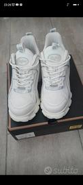 Scarpe BUFFALO bianche/argento con scatola origina