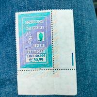 Marca da Bollo anni 2000 per Passaporto 