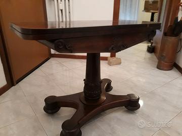 Antico tavolo consolle vittoriano