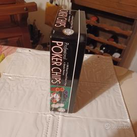 Scatola latta 100 poker chips