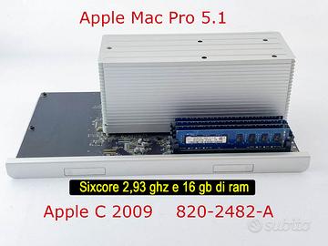 Macpro 5.1 carrello monoprocessore 6core