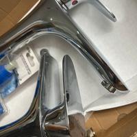 Set miscelatore alto per lavabo appoggio e bidet