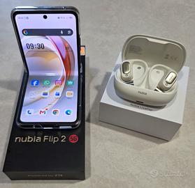 NUBIA FLIP 2 5G con Auricolari originali