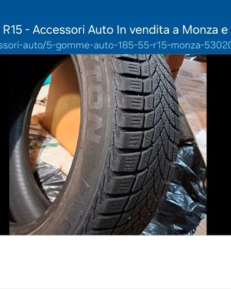 5 Gomme auto185/55 R15