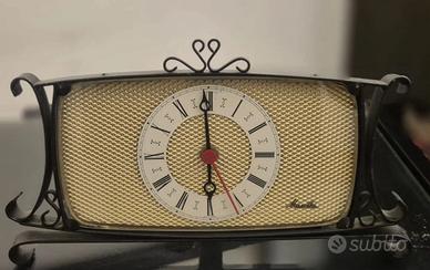 Orologio vintage da tavolo METAMEC anni ’60