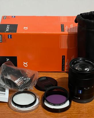 Sony Zeiss SEL1670Z, due filtri omag gio
