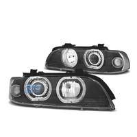 FARI BMW E39 95-03 ANGEL EYES LED CCFL FONDO NERO