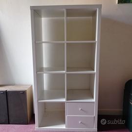 KALLAX Scaffale, bianco, 77x147 cm