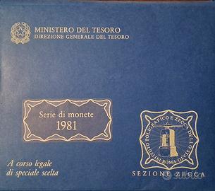 Serie di monete 1981