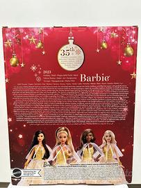 BARBIE MATTEL MAGIE DELLE FESTE 2023 35TH ANNIVERSARY NATALE HOLIDAY  BAMBOLA Box