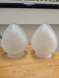 COPPIA VETRI A PIGNA VINTAGE