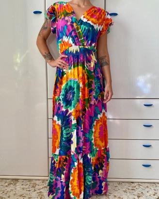 Vestito lungo floreale Airisa multicolore