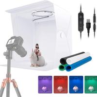 Studio set fotografico portatile - 84 LED + sfondi