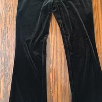 Pantaloni in velluto a zampa da donna