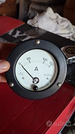 strumento elettrico vintage - amperometro