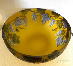 Centrotavola in pasta di vetro Gallé