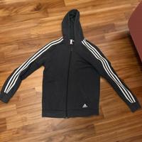 Felpa nera adidas classica size L