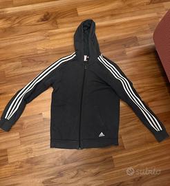 Felpa nera adidas classica size L