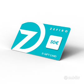 Zefiro Gift Card - Carta da 50 € - Via Mail