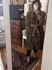 Cappotto/mantella gole visone rasato