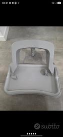 Vassoio alpha+ tray grey per seggiolone hauck