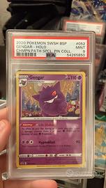 Pokemon gengar promo swsh 52 psa 9