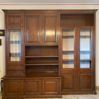 Mobile soggiorno in noce + tavolo e 4 sedie