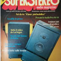 "SUPER STEREO" Audio Magazine" 1981 e 1982