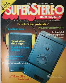 "SUPER STEREO" Audio Magazine" 1981 e 1982