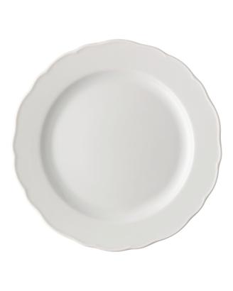 Piatto piano pranzo (50pz) in porcellana bianca