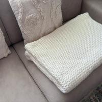 Plaid fatto all’uncinetto