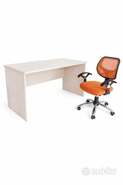 Scrivania + sedia ergonomica