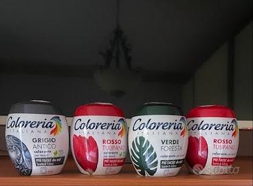 Lotto 4 Coloreria Italiana Coloranti per Tessuti