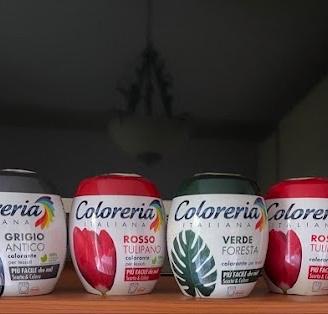 Lotto 4 Coloreria Italiana Coloranti per Tessuti