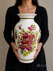 Grande firmato vaso in ceramica fine '900