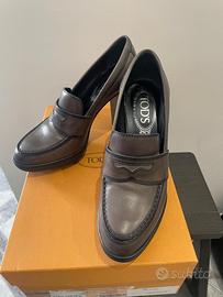 Mocassino Tod’s tacco 10 cm