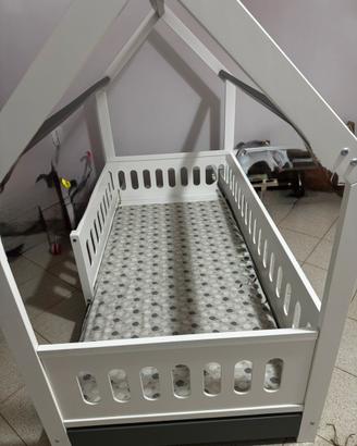 Letto montessoriano cuoricini Moovie
