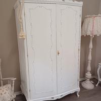 armadio barocco rifatto in stile shabby 