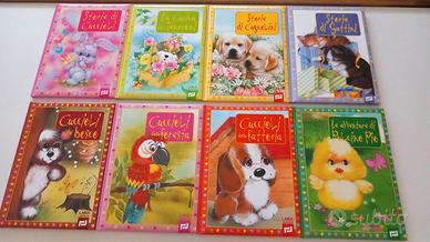 Serie completa di 8 libri per bambini nuova