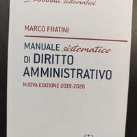 MANUALE DI DIRITTO AMMINISTRATIVO FRATINI 2019