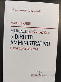 MANUALE DI DIRITTO AMMINISTRATIVO FRATINI 2019