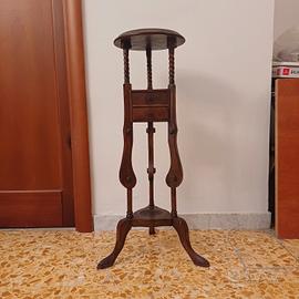 Alzatina Portavaso Legno Massello Stile Vittoriano
