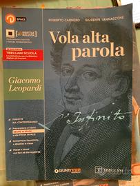 Libro scolastico superiori LETTERATURA LEOPARDI